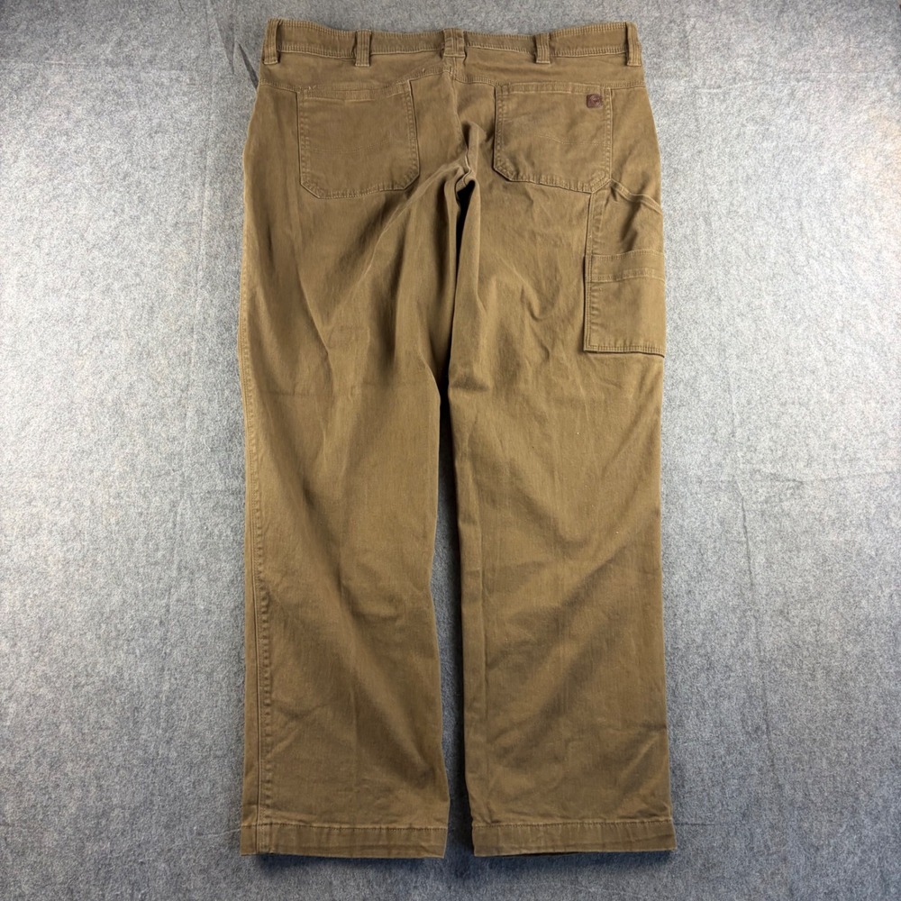 Weatherproof Pants Men's 38x32 Cedar Brown Utility Canvas Carpenter Outdoors